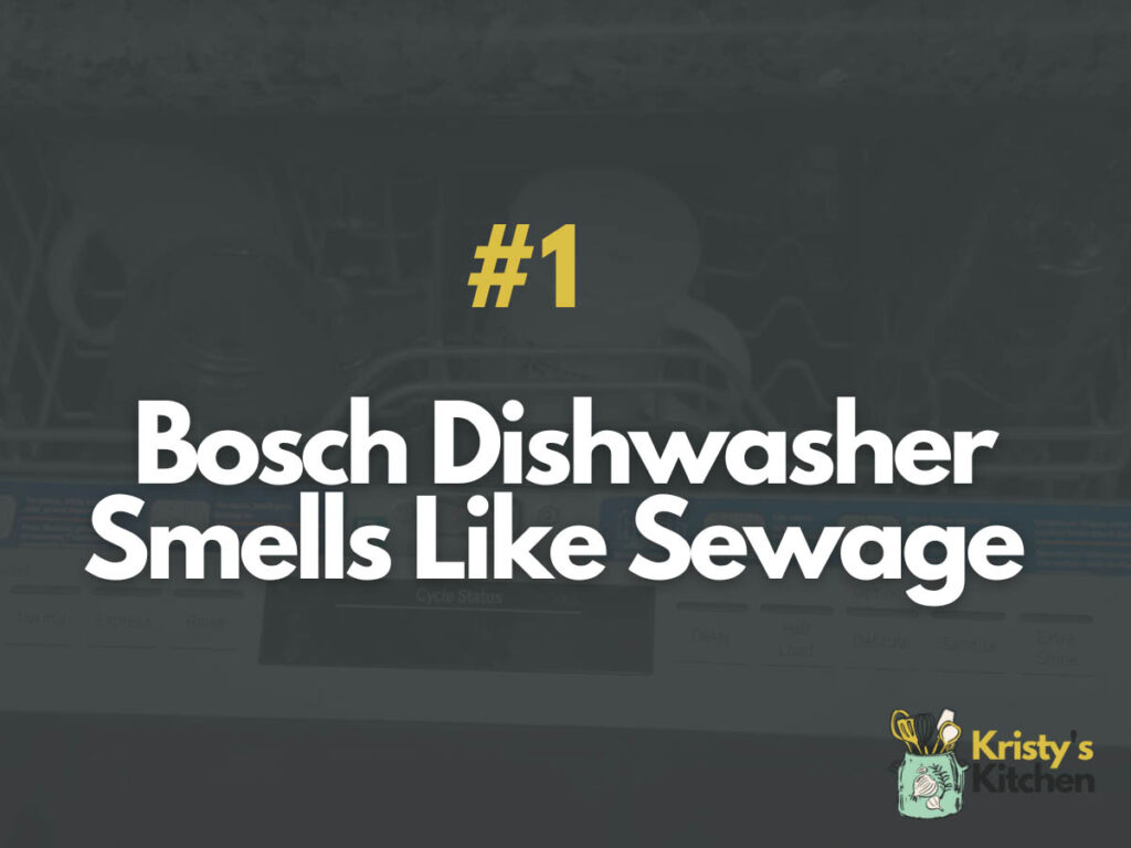 Why Does My Bosch Dishwasher Smell
