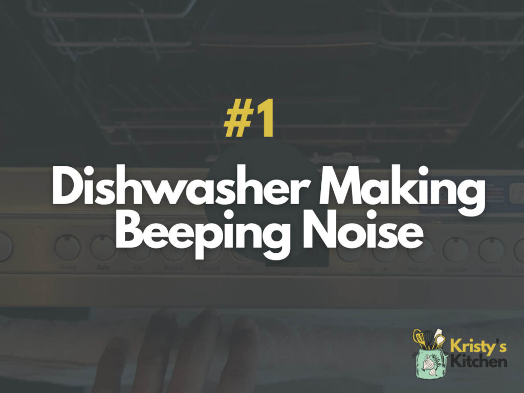 Bosch Dishwasher Making Beeping Noise