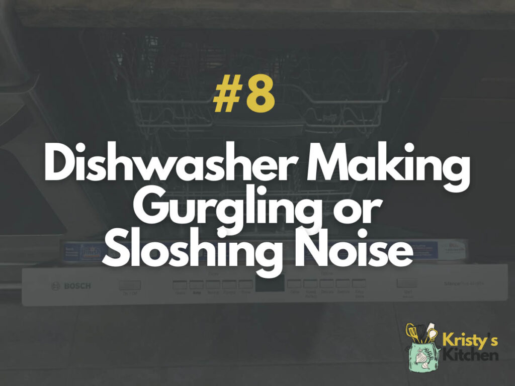 Bosch Dishwasher Making Noise