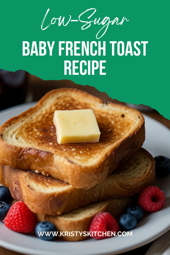 Low-Sugar French Toast Recipe for Babies