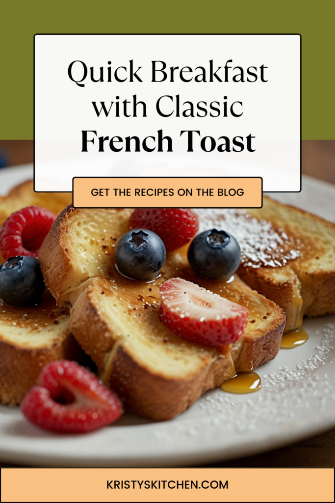 Classic French Toast Recipe for Breakfast